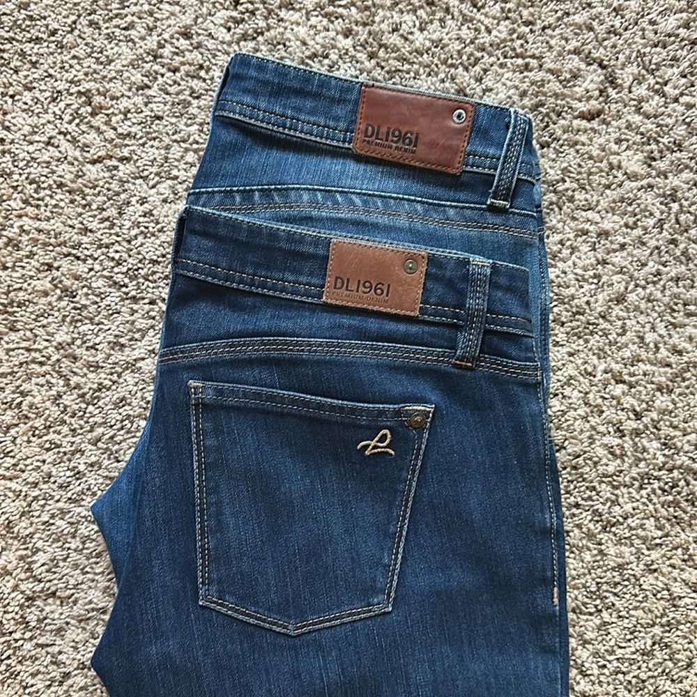 DL1961 Women's Blue Jeans Flare Bootcut - Picture 2 of 8